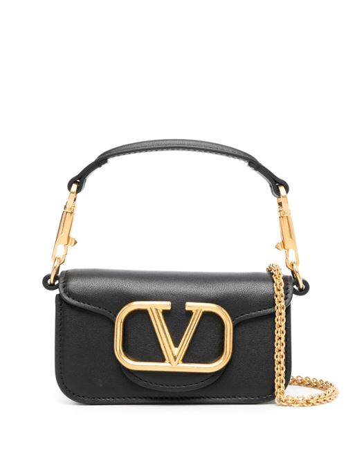 Super mini LOCÒ chain bag in leather Valentino Garavani | 4W2P0Z28ZXL0NO